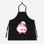 Shy Duck Fingers Touching-Unisex-Kitchen-Apron-xMorfina