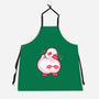 Shy Duck Fingers Touching-Unisex-Kitchen-Apron-xMorfina