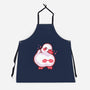 Shy Duck Fingers Touching-Unisex-Kitchen-Apron-xMorfina