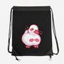 Shy Duck Fingers Touching-None-Drawstring-Bag-xMorfina