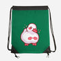 Shy Duck Fingers Touching-None-Drawstring-Bag-xMorfina
