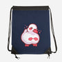 Shy Duck Fingers Touching-None-Drawstring-Bag-xMorfina