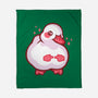 Shy Duck Fingers Touching-None-Fleece-Blanket-xMorfina