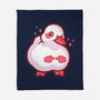 Shy Duck Fingers Touching-None-Fleece-Blanket-xMorfina