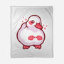Shy Duck Fingers Touching-None-Fleece-Blanket-xMorfina