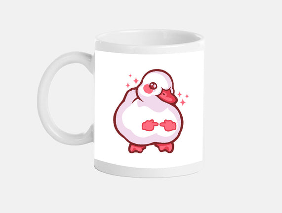 Shy Duck Fingers Touching
