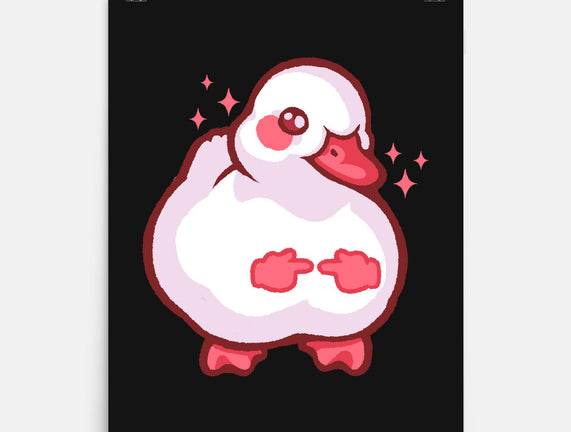 Shy Duck Fingers Touching