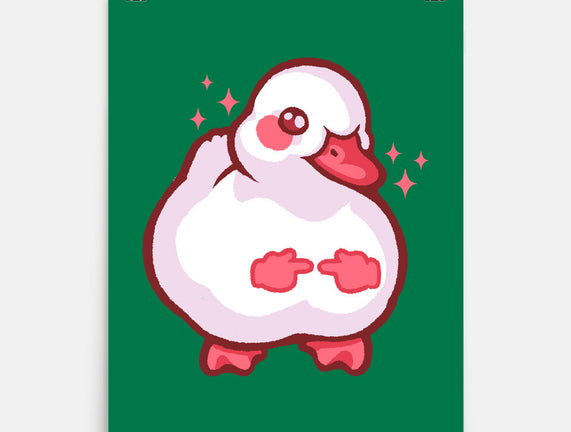 Shy Duck Fingers Touching