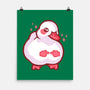 Shy Duck Fingers Touching-None-Matte-Poster-xMorfina