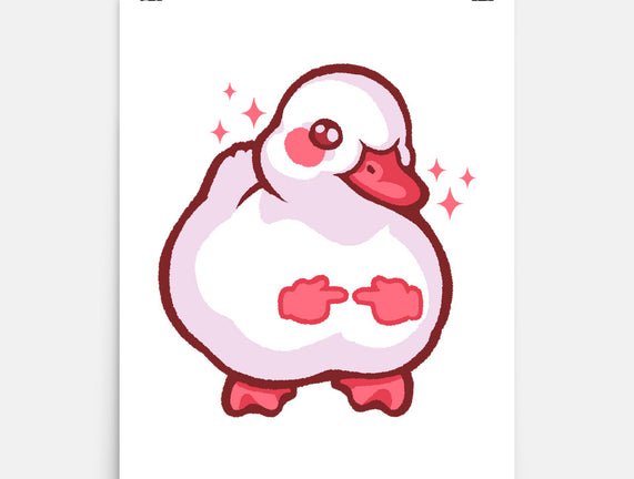 Shy Duck Fingers Touching