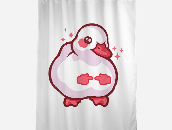 Shy Duck Fingers Touching