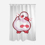 Shy Duck Fingers Touching-None-Polyester-Shower Curtain-xMorfina