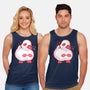 Shy Duck Fingers Touching-Unisex-Basic-Tank-xMorfina