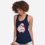 Shy Duck Fingers Touching-Womens-Racerback-Tank-xMorfina