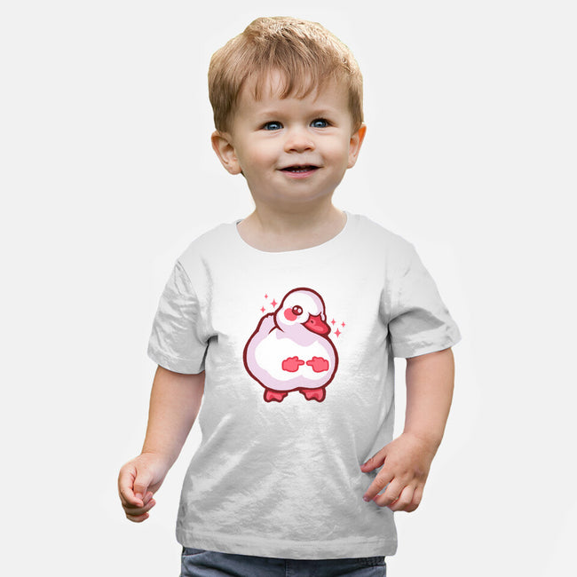 Shy Duck Fingers Touching-Baby-Basic-Tee-xMorfina