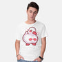 Shy Duck Fingers Touching-Mens-Basic-Tee-xMorfina