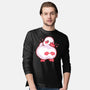 Shy Duck Fingers Touching-Mens-Long Sleeved-Tee-xMorfina
