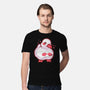 Shy Duck Fingers Touching-Mens-Premium-Tee-xMorfina