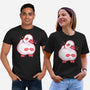 Shy Duck Fingers Touching-Unisex-Basic-Tee-xMorfina