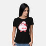 Shy Duck Fingers Touching-Womens-Basic-Tee-xMorfina