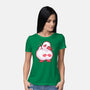 Shy Duck Fingers Touching-Womens-Basic-Tee-xMorfina