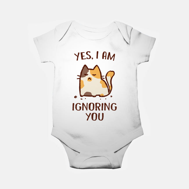 I Am Ignoring You-Baby-Basic-Onesie-kg07