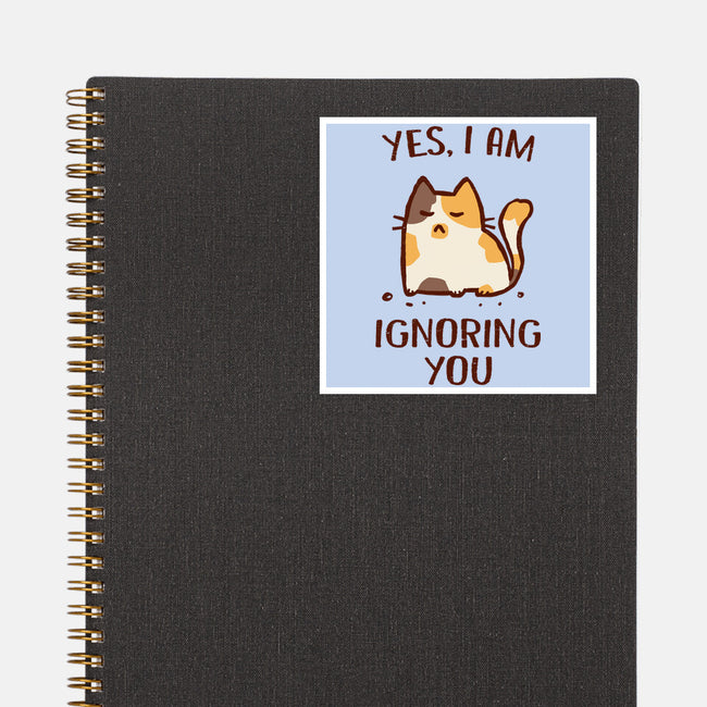 I Am Ignoring You-None-Glossy-Sticker-kg07