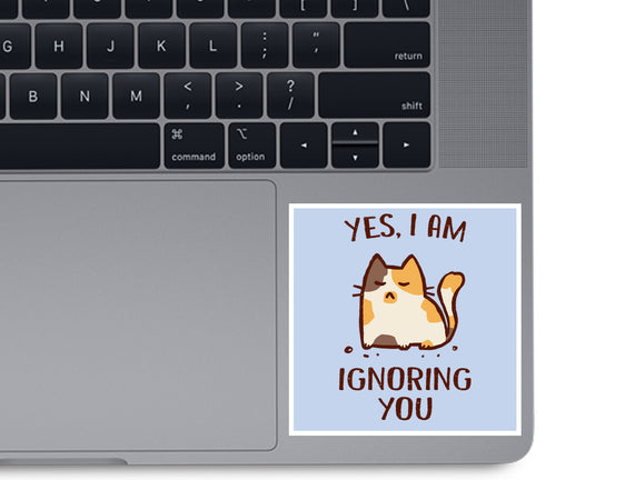 I Am Ignoring You