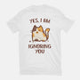 I Am Ignoring You-Mens-Basic-Tee-kg07
