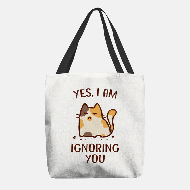 I Am Ignoring You-None-Basic Tote-Bag-kg07