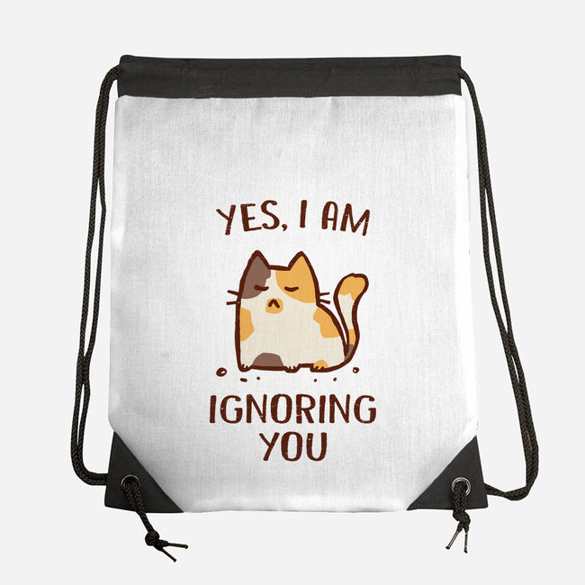 I Am Ignoring You-None-Drawstring-Bag-kg07