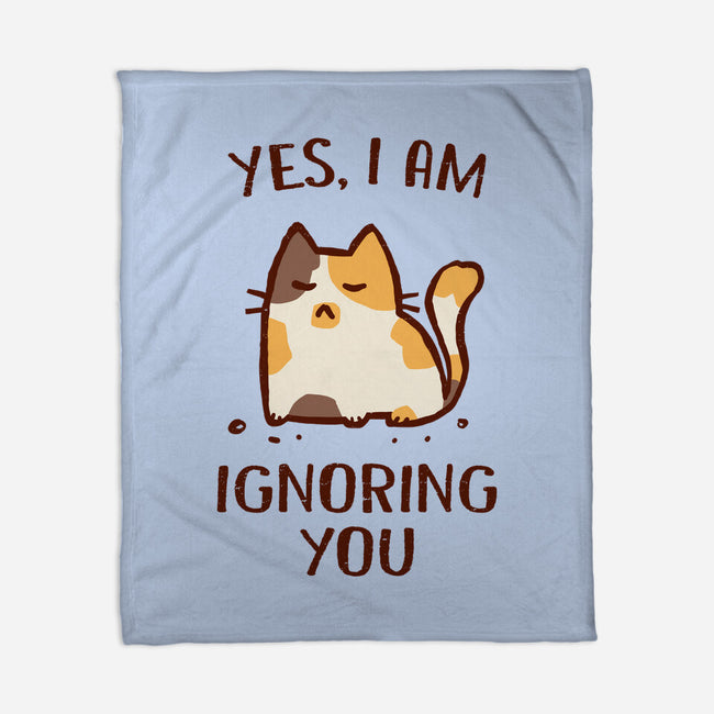 I Am Ignoring You-None-Fleece-Blanket-kg07