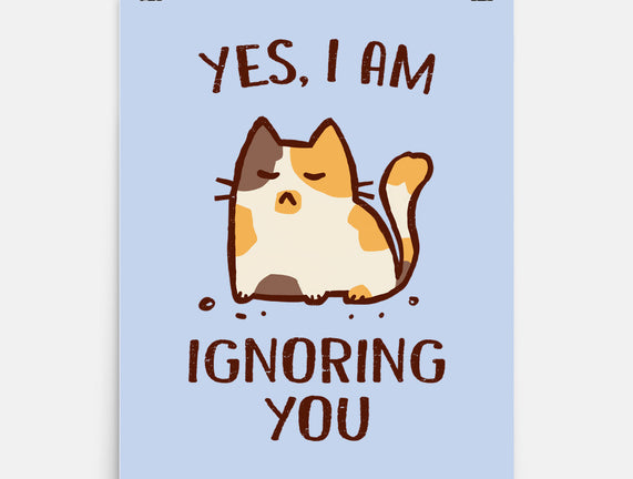 I Am Ignoring You
