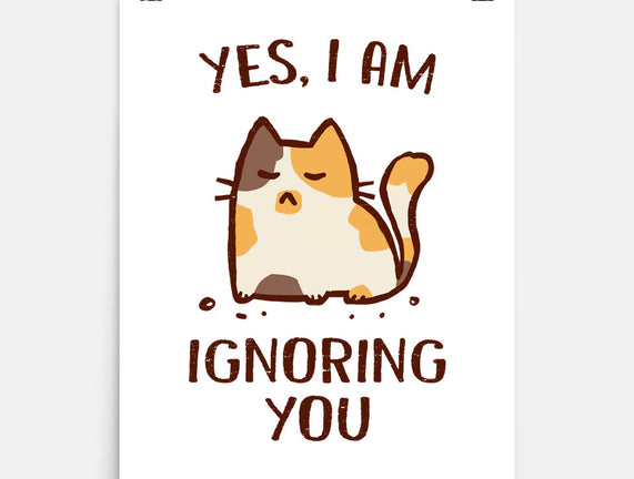 I Am Ignoring You