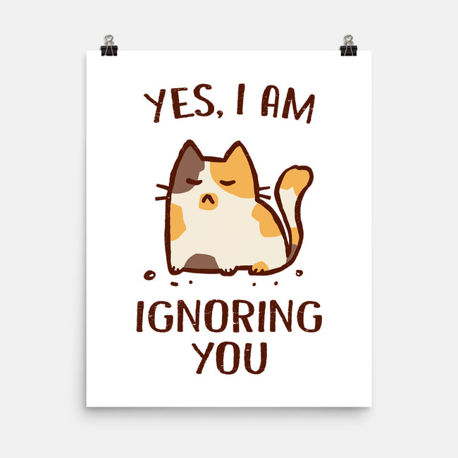 I Am Ignoring You-None-Matte-Poster-kg07