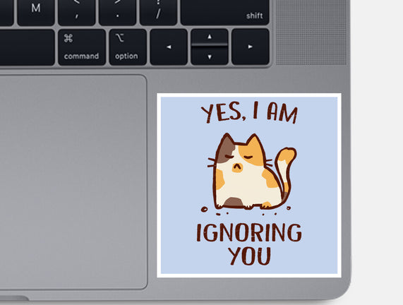 I Am Ignoring You