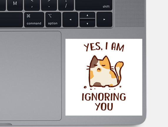 I Am Ignoring You