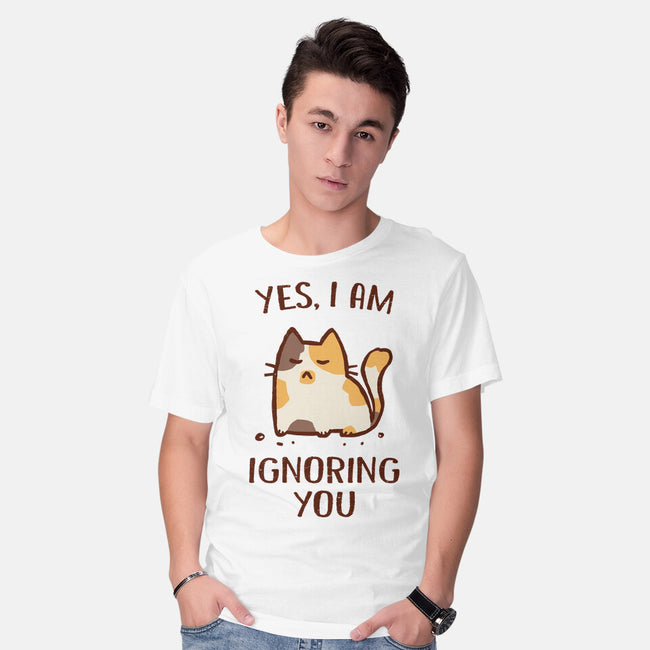 I Am Ignoring You-Mens-Basic-Tee-kg07