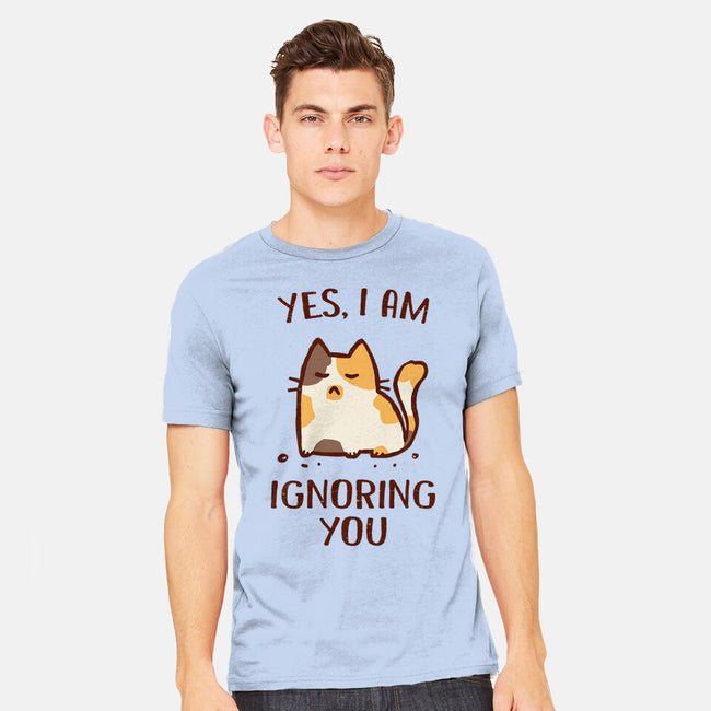 I Am Ignoring You-Mens-Heavyweight-Tee-kg07