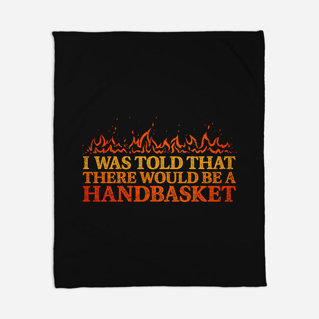 Hell In A Handbasket-None-Fleece-Blanket-kg07