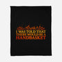 Hell In A Handbasket-None-Fleece-Blanket-kg07