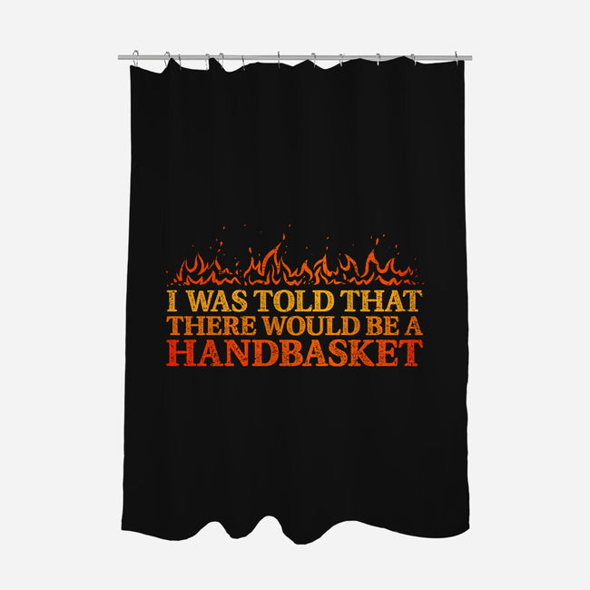 Hell In A Handbasket-None-Polyester-Shower Curtain-kg07
