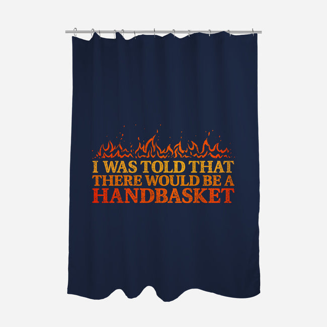 Hell In A Handbasket-None-Polyester-Shower Curtain-kg07