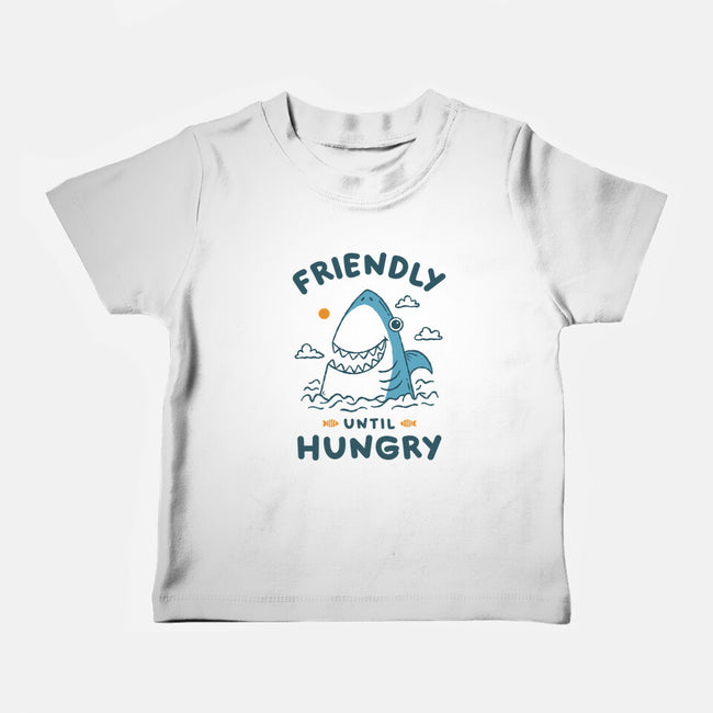 Friendly Until Hungry-Baby-Basic-Tee-XYZ Studio