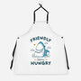Friendly Until Hungry-Unisex-Kitchen-Apron-XYZ Studio