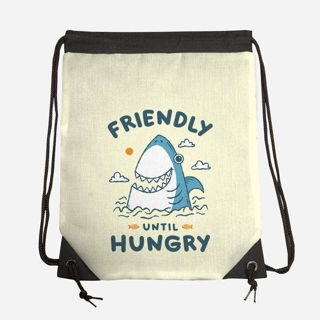 Friendly Until Hungry-None-Drawstring-Bag-XYZ Studio