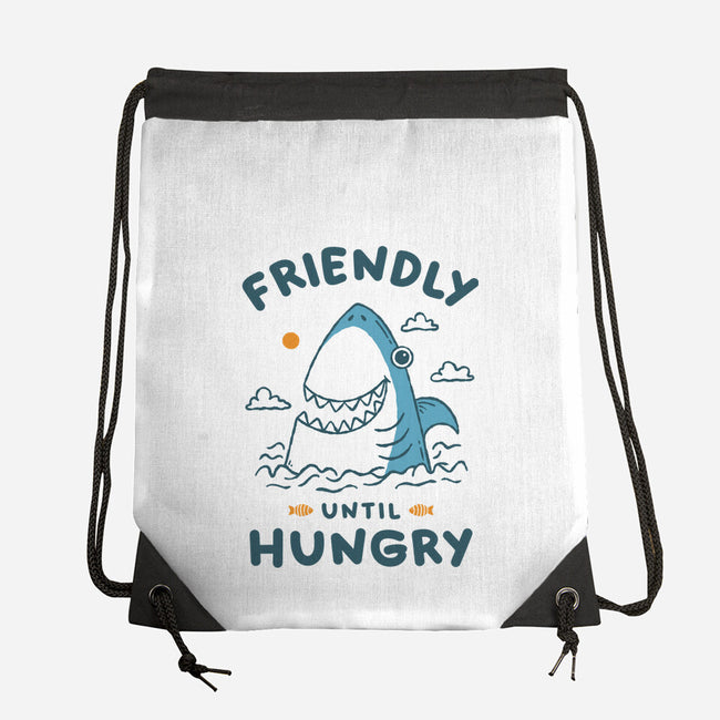 Friendly Until Hungry-None-Drawstring-Bag-XYZ Studio