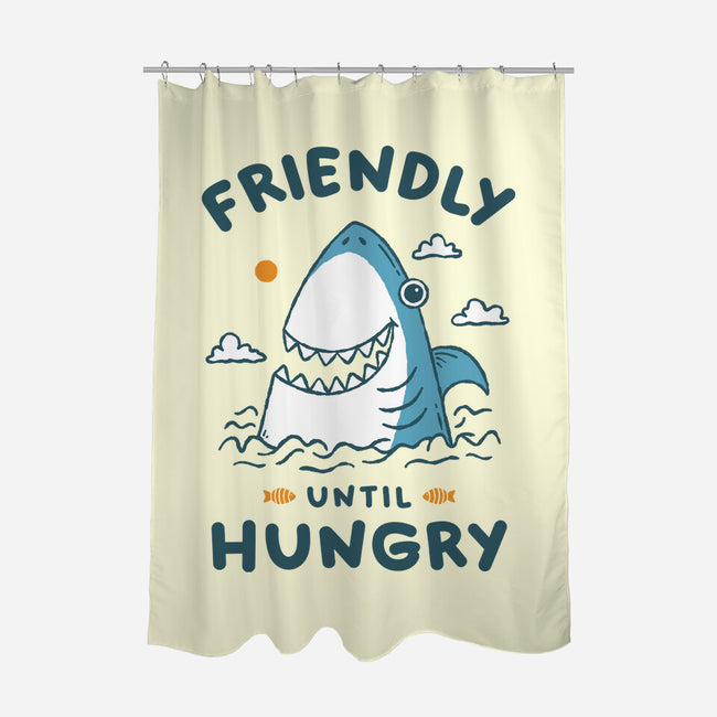 Friendly Until Hungry-None-Polyester-Shower Curtain-XYZ Studio