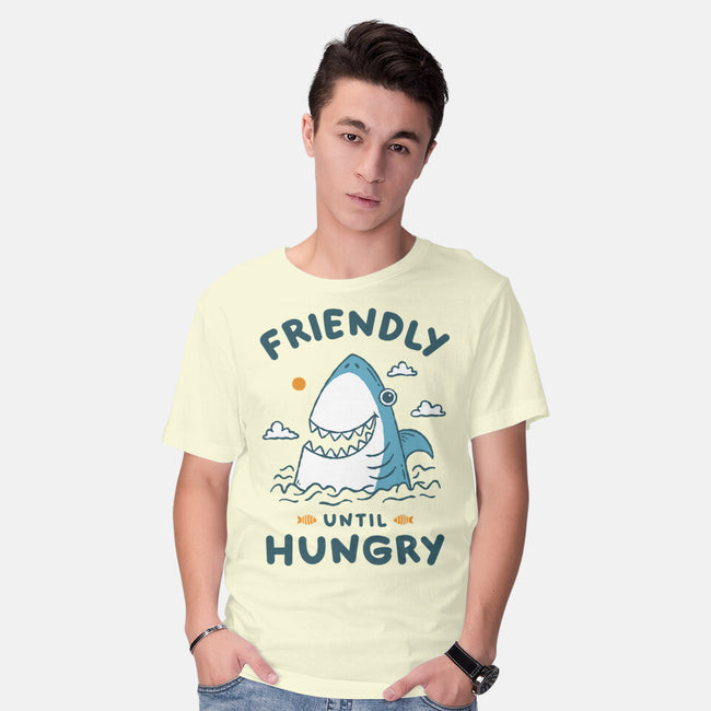 Friendly Until Hungry-Mens-Basic-Tee-XYZ Studio
