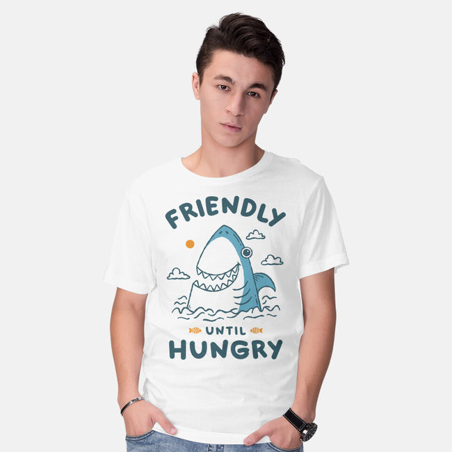 Friendly Until Hungry-Mens-Basic-Tee-XYZ Studio